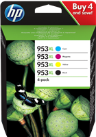 HP 953 XL Pack Preto / Cyan / Magenta / Amarelo