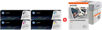 HP + Prindo Universal Papier 2500 Blatt Preto / Cyan / Magenta / Amarelo / Branco Value Pack 131A MCVP 01