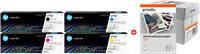 HP + Prindo Universal Papier 2500 Blatt Preto / Cyan / Magenta / Amarelo / Branco Value Pack 219X MCVP