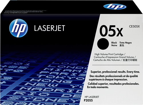 HP 05X Preto Tóner
