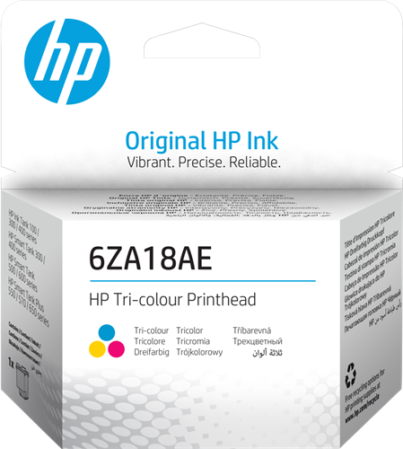 HP 100/300/400 Serie Cabeça de impressão Cyan / Magenta / Amarelo