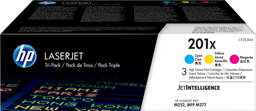 HP 201X Pack Cyan / Magenta / Amarelo