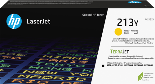 HP 213Y Amarelo Tóner