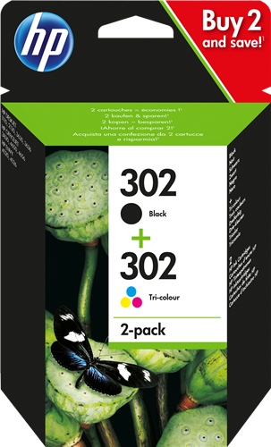 HP 302 Černá / více barev