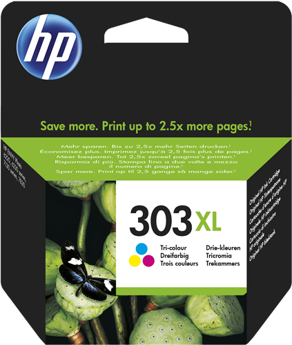 HP 303 XL várias cores Cartucho de tinta