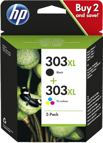 HP 303XL Pack Preto / várias cores