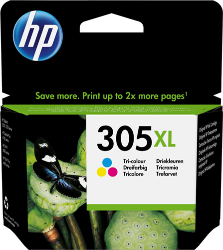 HP 305 XL várias cores Cartucho de tinta