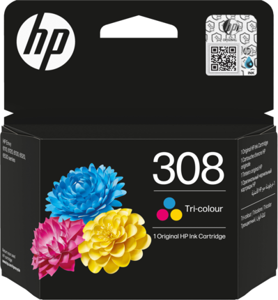 HP 308 více barev Inkoustovou kazetu