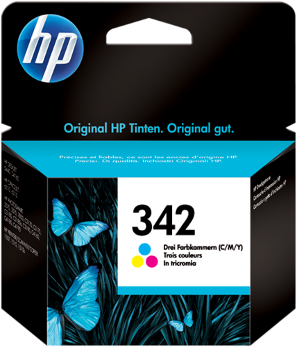 HP 342 více barev Inkoustovou kazetu