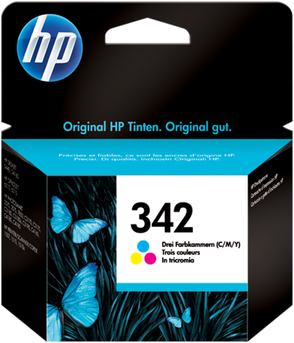 HP 342 várias cores Cartucho de tinta