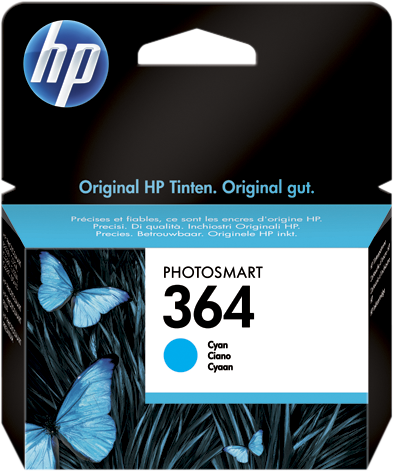 HP 364 Cyan Cartucho de tinta