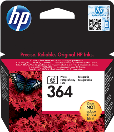 HP 364 Preto (foto) Cartucho de tinta