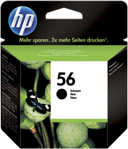 HP 56 Černá Inkoustovou kazetu