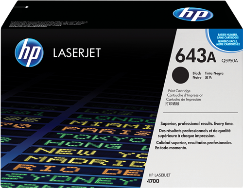HP 643A Černá 