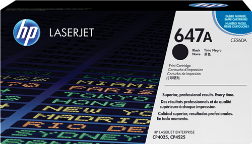 HP 647A Preto Tóner