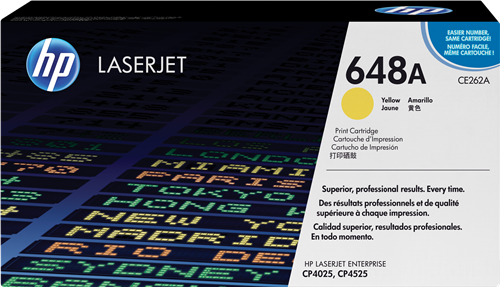 HP 648A Amarelo Tóner
