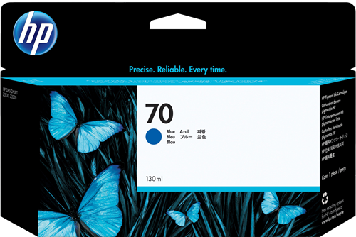 HP 70 Azul Cartucho de tinta