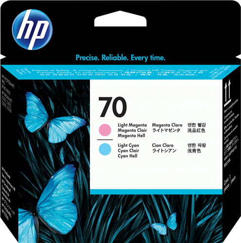 HP 70 Cabezal de impresión Cian (claro) / Magenta (claro)