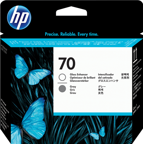 HP 70 Tête d'impression Transparent / Gris