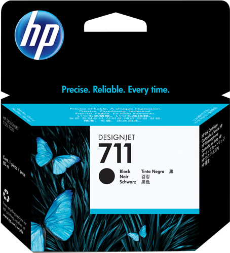 HP 711 Preto Cartucho de tinta