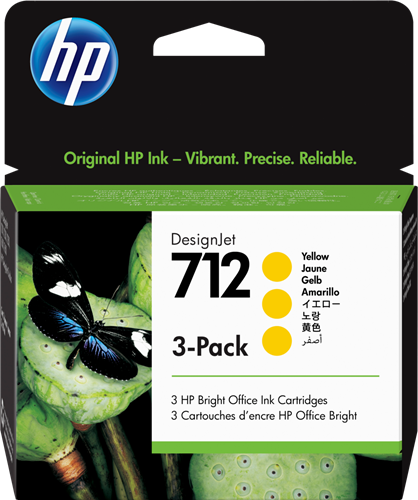 HP 712 Pack Amarelo