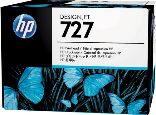 HP 727 Cabeça de impressão Preto / Cyan / Magenta / Amarelo