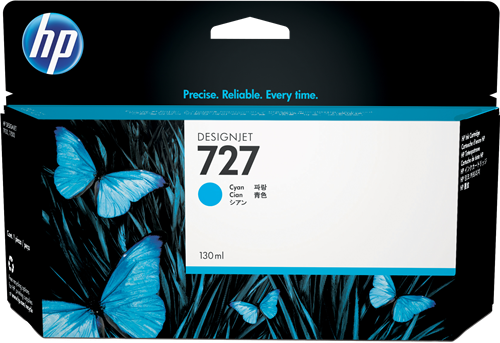HP 727 Cyan Cartucho de tinta