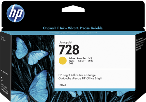 HP 728 žlutý Inkoustovou kazetu