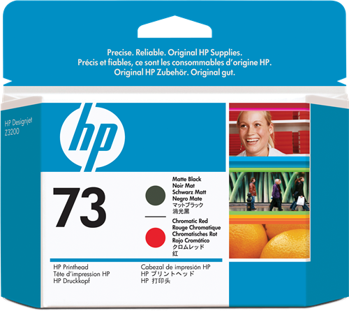 HP 73 Cabeça de impressão Preto / Vermelho
