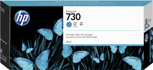 HP 730 Cyan Cartucho de tinta