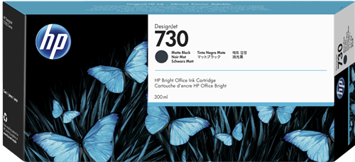 HP 730 Preto (opaco) Cartucho de tinta
