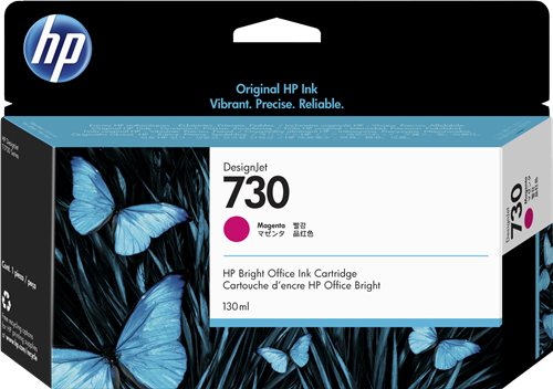 HP 730 purpurová Inkoustovou kazetu
