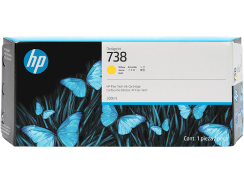 HP 738 Amarelo Cartucho de tinta
