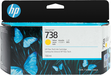 HP 738 žlutý Inkoustovou kazetu