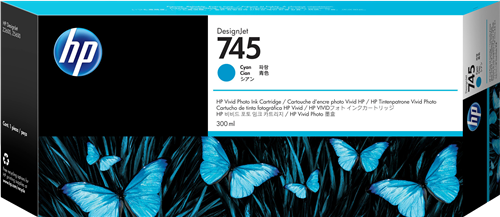 HP 745 ciano Cartuccia d'inchiostro