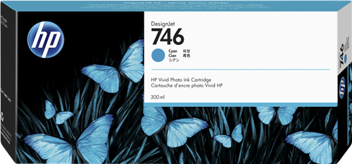 HP 746 Cyan Cartucho de tinta