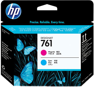 HP 761 Cabeça de impressão Cyan / Magenta