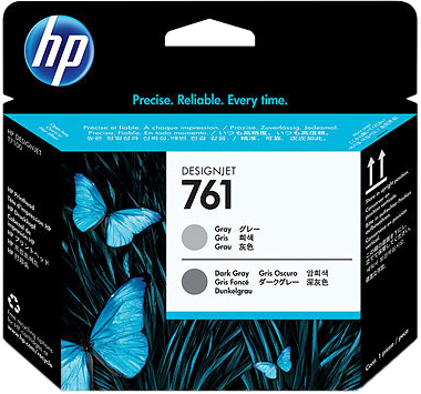 HP 761 Cabeça de impressão Gris / Cinzento (escuro)