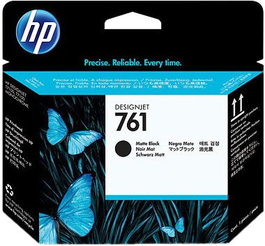 HP 761 Cabezal de impresión Negro (mate)
