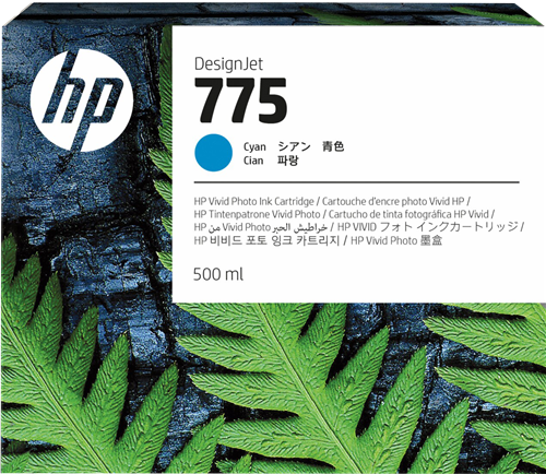 HP 775 tyrkysová Inkoustovou kazetu