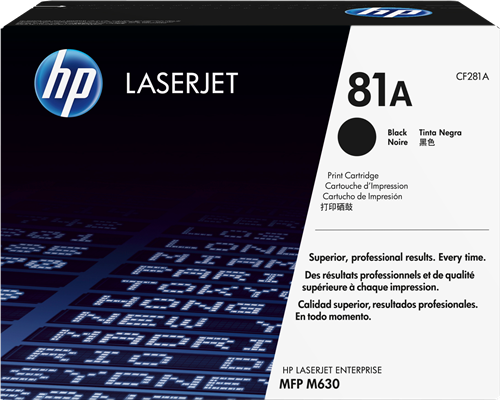 HP 81A Preto Tóner