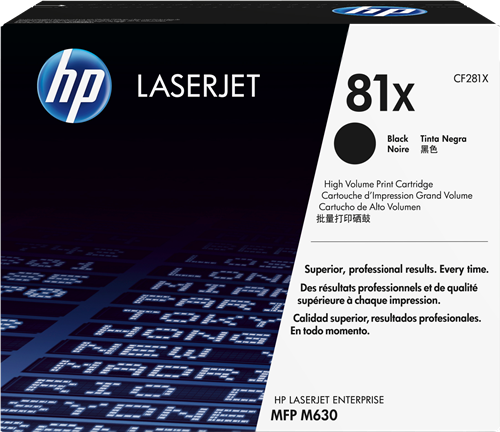 HP 81X Preto Tóner