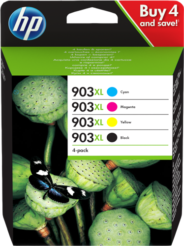 HP 903 XL zestaw czarny / cyan / magenta / żółty