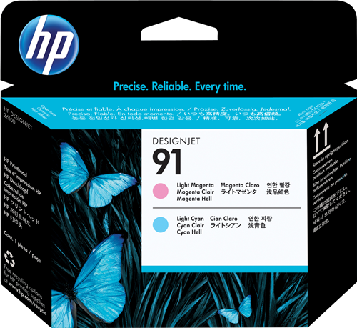 HP 91 Cabezal de impresión Cian (claro) / Magenta (claro)