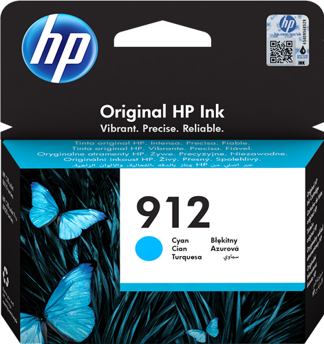HP 912 cyan inktpatroon