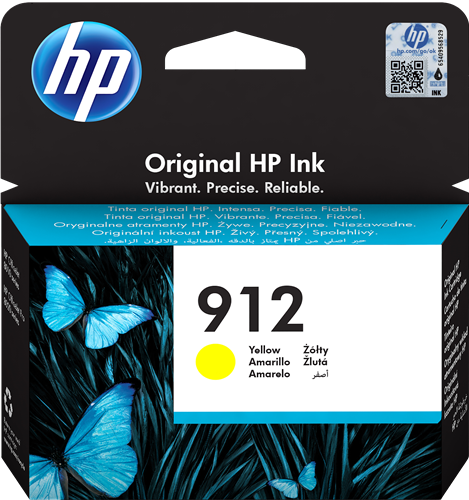 HP 912 żółty kardiż atramentowy