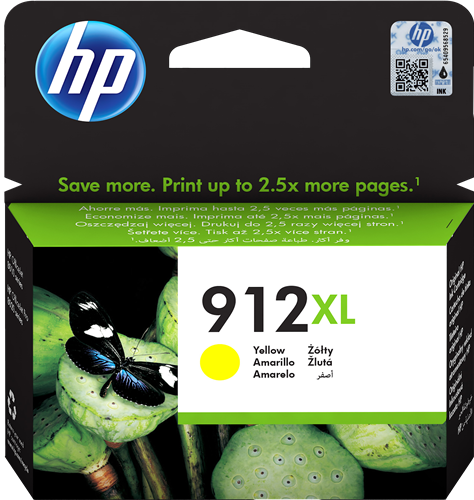 HP 912 XL Amarelo Cartucho de tinta