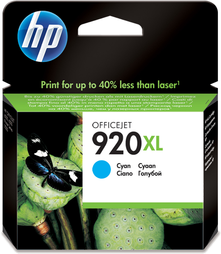 HP 920 XL cian Cartucho de tinta
