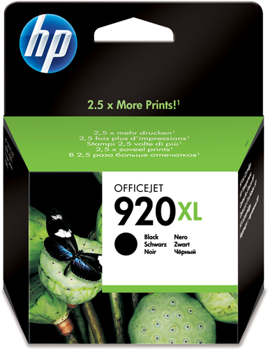 HP 920 XL Černá Inkoustovou kazetu