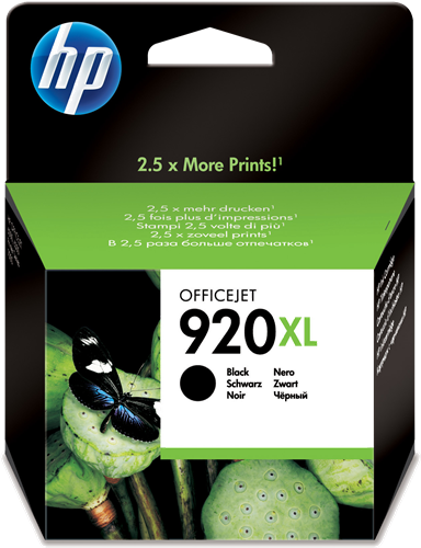 HP 920 XL Preto Cartucho de tinta